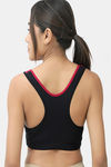 Lady Lyka Cotton Padded Sports Bra (Pack of 2) - Multicolor — thumbnail 9